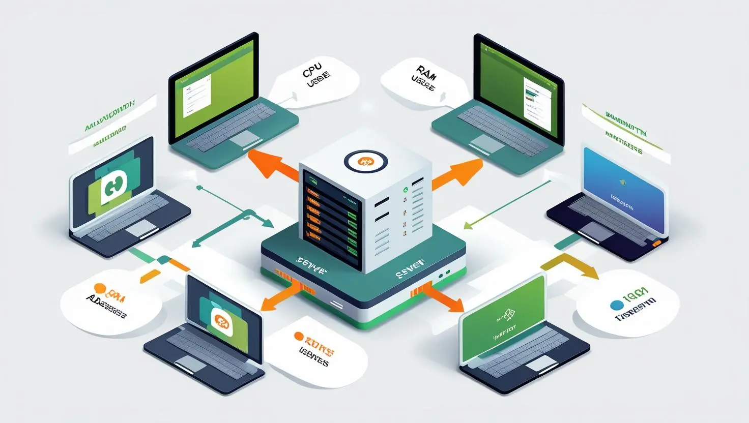 How Shared Hosting Works Diagram