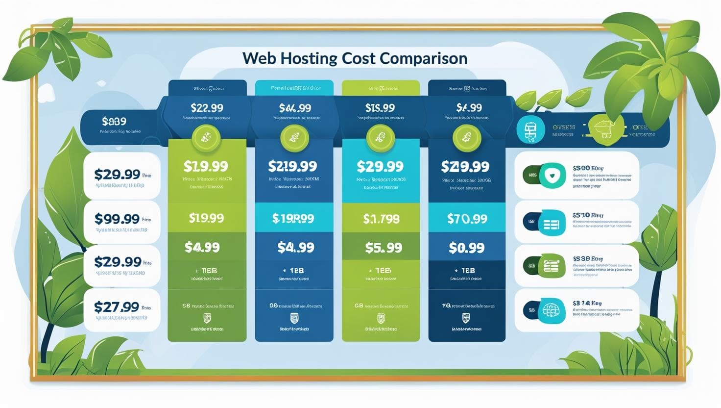 Web Hosting Cost Comparison